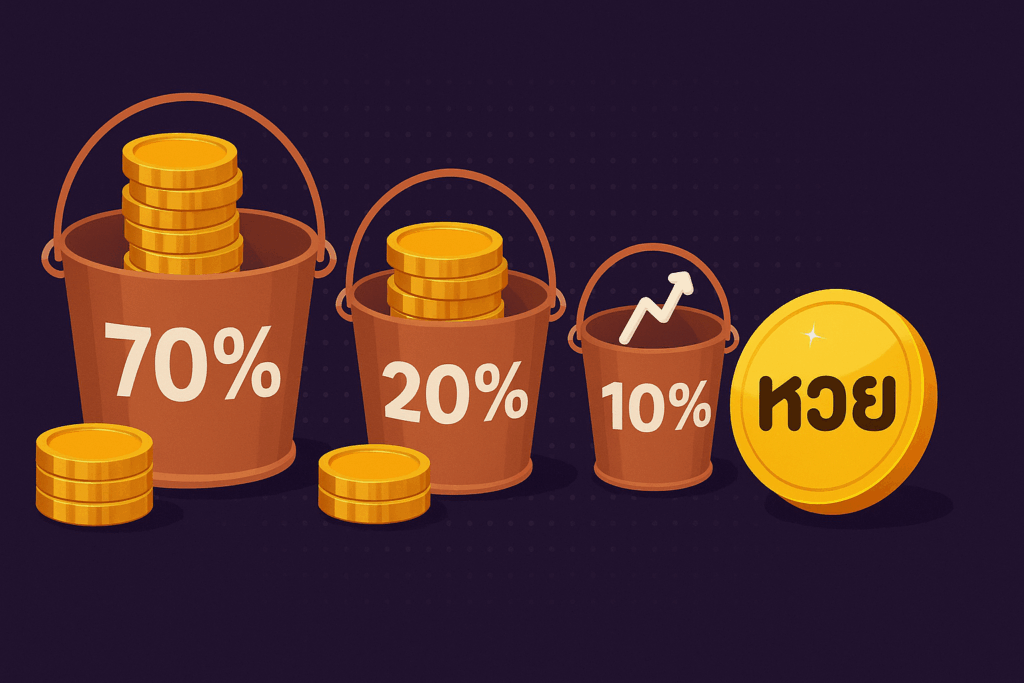 เคล็ดลับแบ่งกำไร 70-20-10 เก็บ-ลงทุน-ต่อยอด